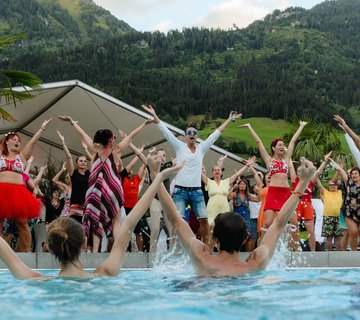 Latin Pool Party in der Alpentherme